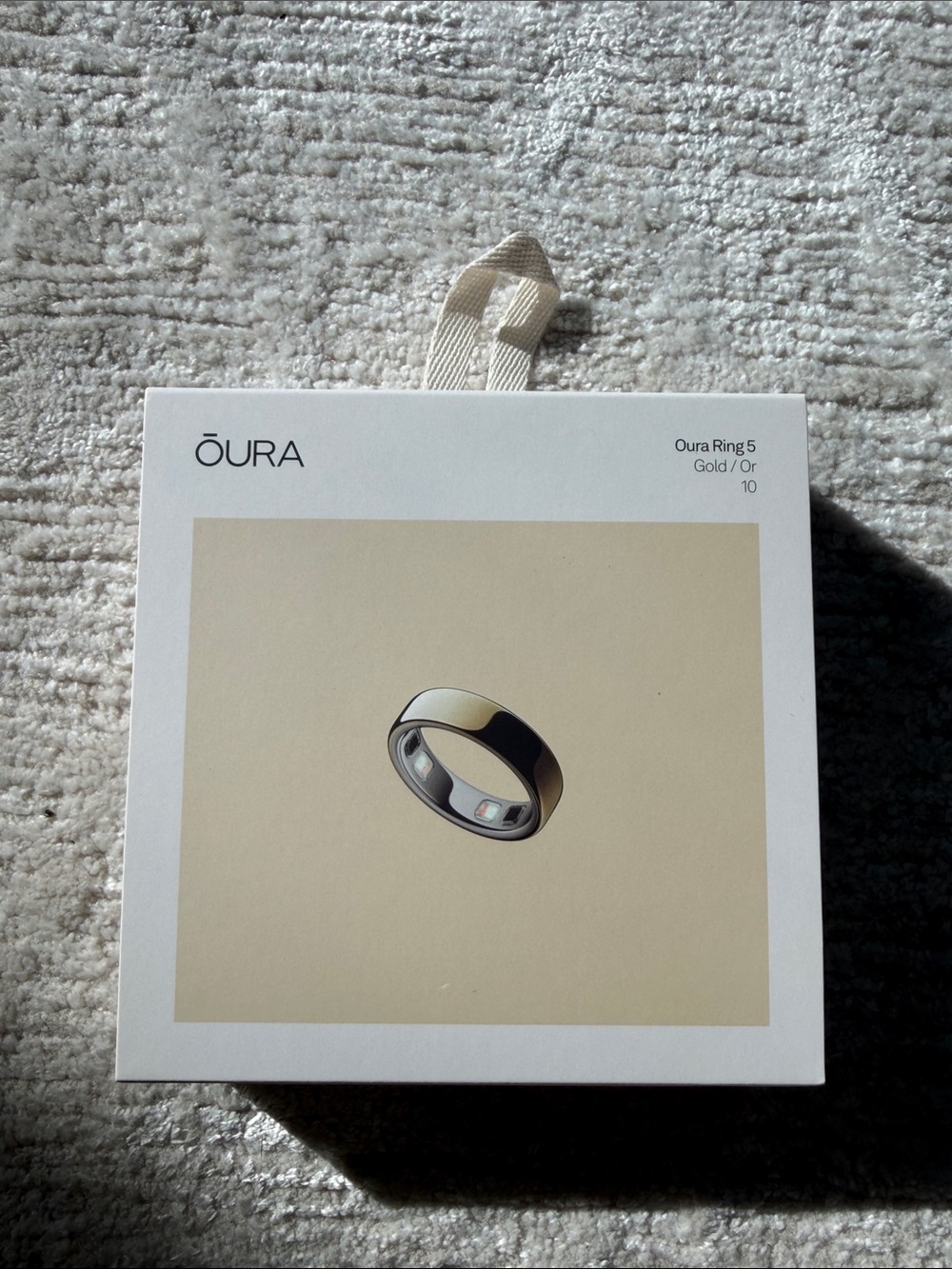 Oura Ring 5 Gold Size 10